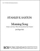 Morning Song Organ sheet music cover